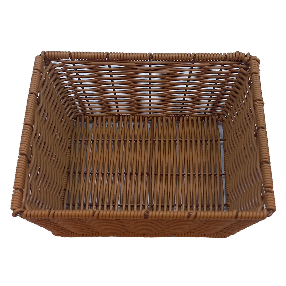 F202 سبد مربعی حصیری بزرگ