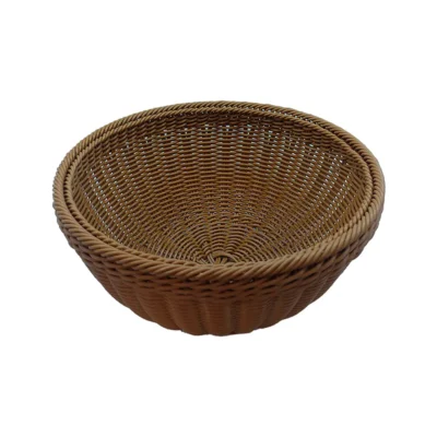 سبد میوه دایره ای حصیری بزرگ
